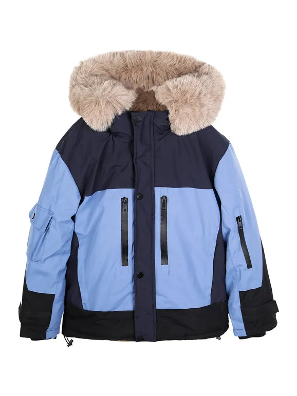 M&2 Kids Chaqueta acolchada con capucha para niño.
