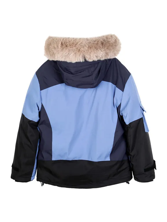 M&2 Kids Chaqueta acolchada con capucha para niño.