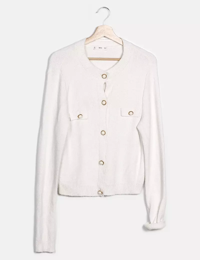 Mango Chaqueta de punto de punto
