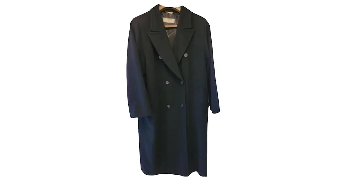 Max Mara Abrigos, Ropa de calle Negro 