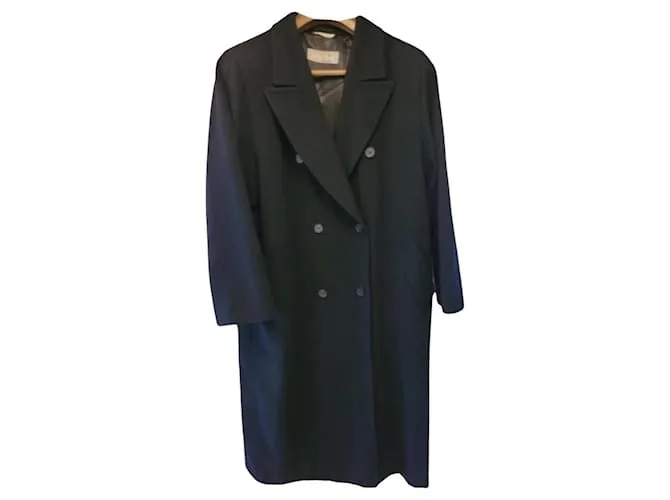 Max Mara Abrigos, Ropa de calle Negro 