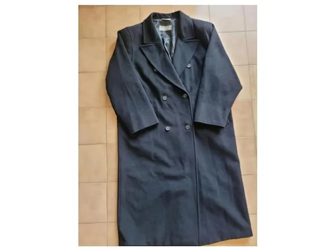 Max Mara Abrigos, Ropa de calle Negro 
