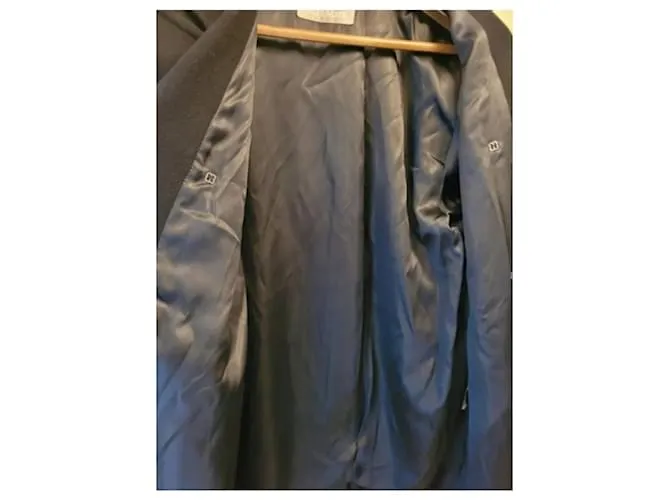 Max Mara Abrigos, Ropa de calle Negro 