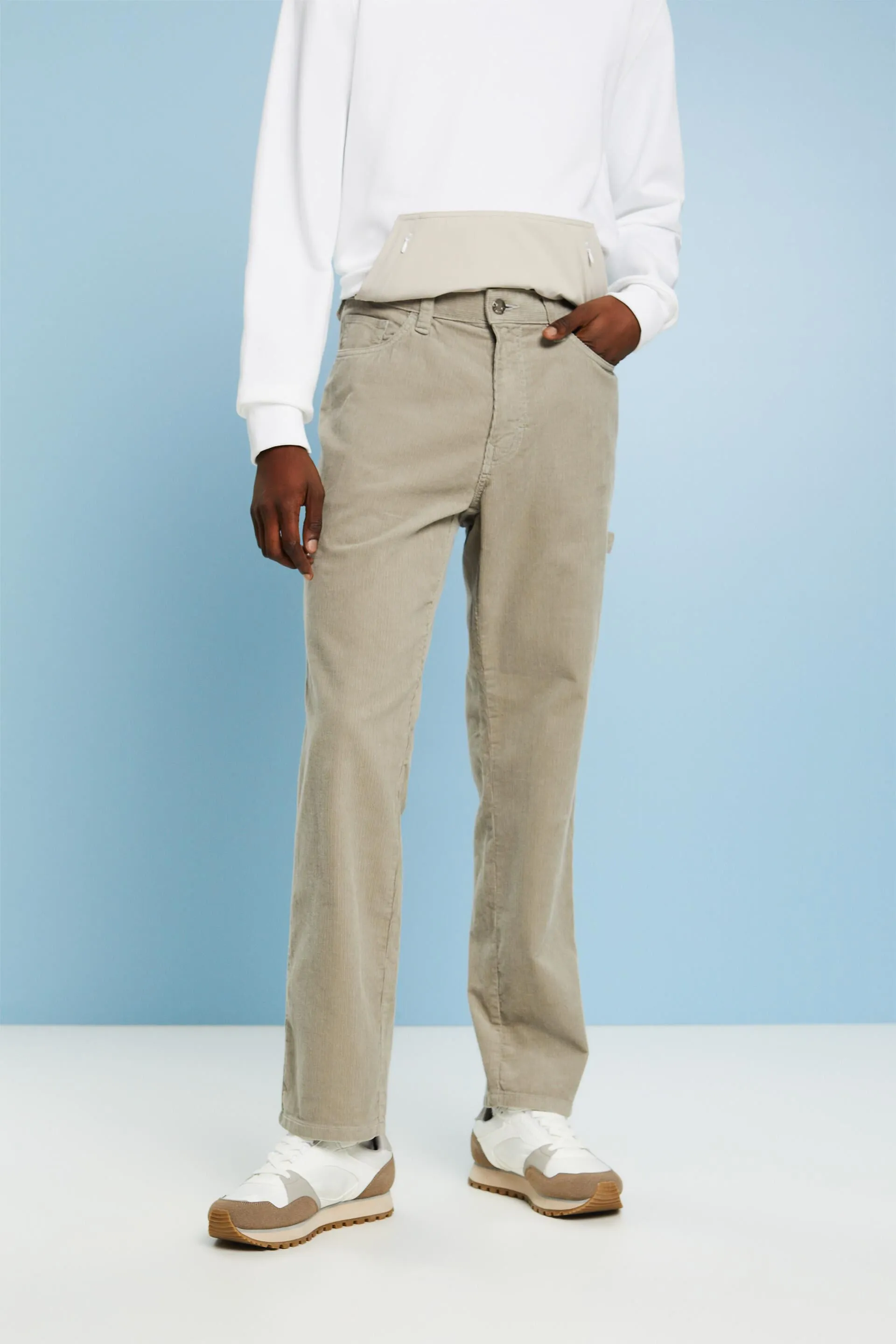 Pantalones rectos de pana