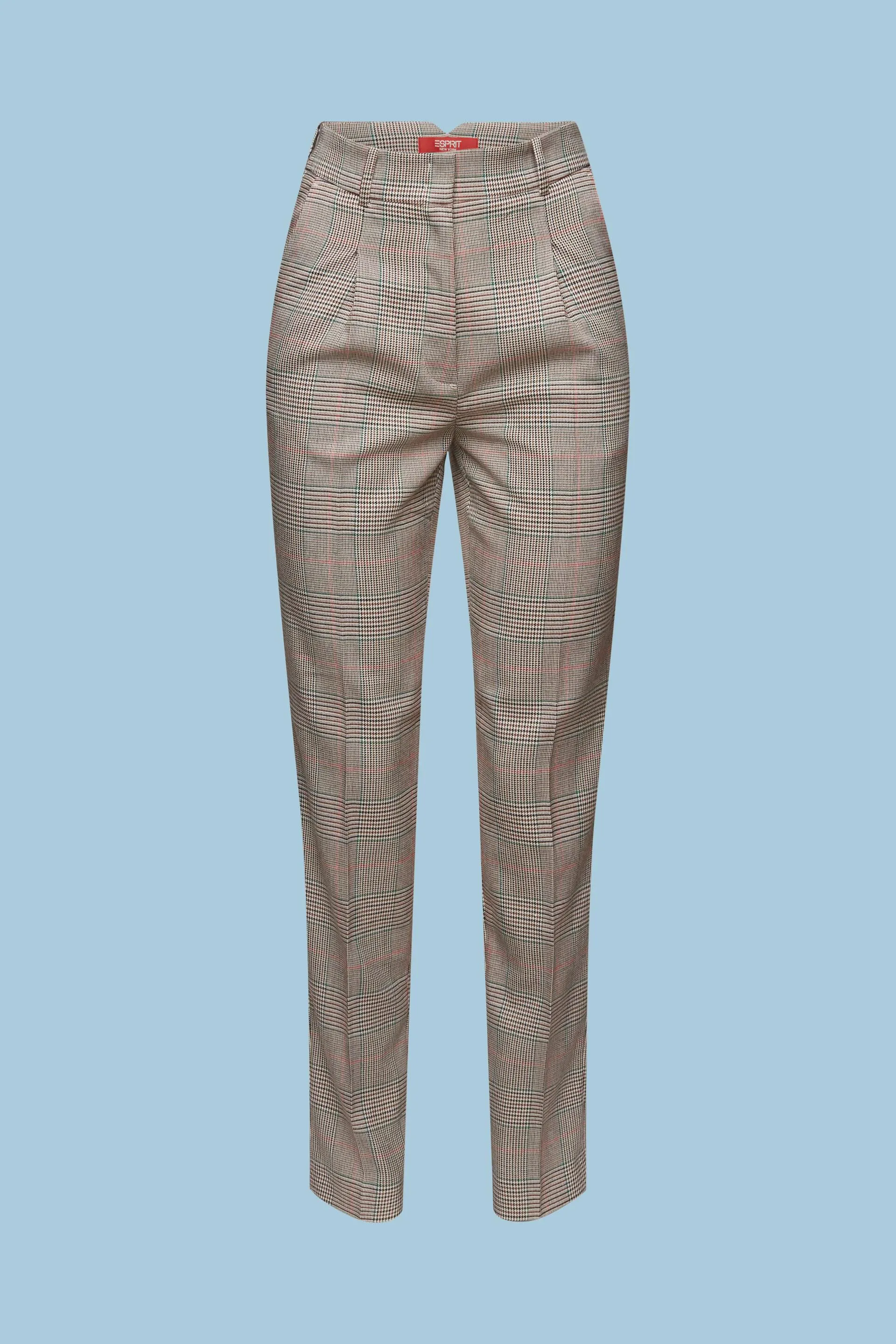 Pantalones tapered a cuadros