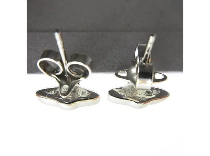 Pendientes de plata Orb de Vivienne Westwood 