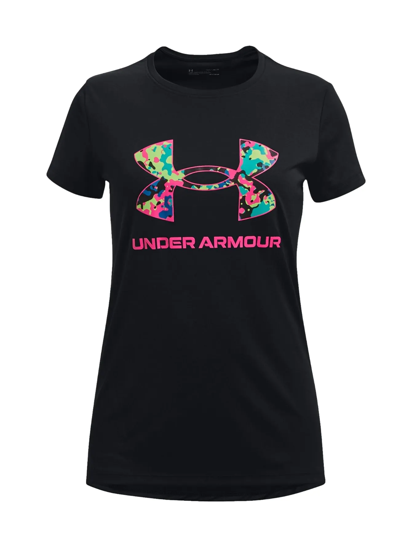 Playera Under Armour Solid Print Para Niña