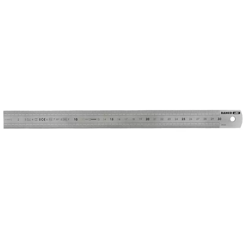 REGLA DE ACERO 12" (300MM) SR300E BAHCO