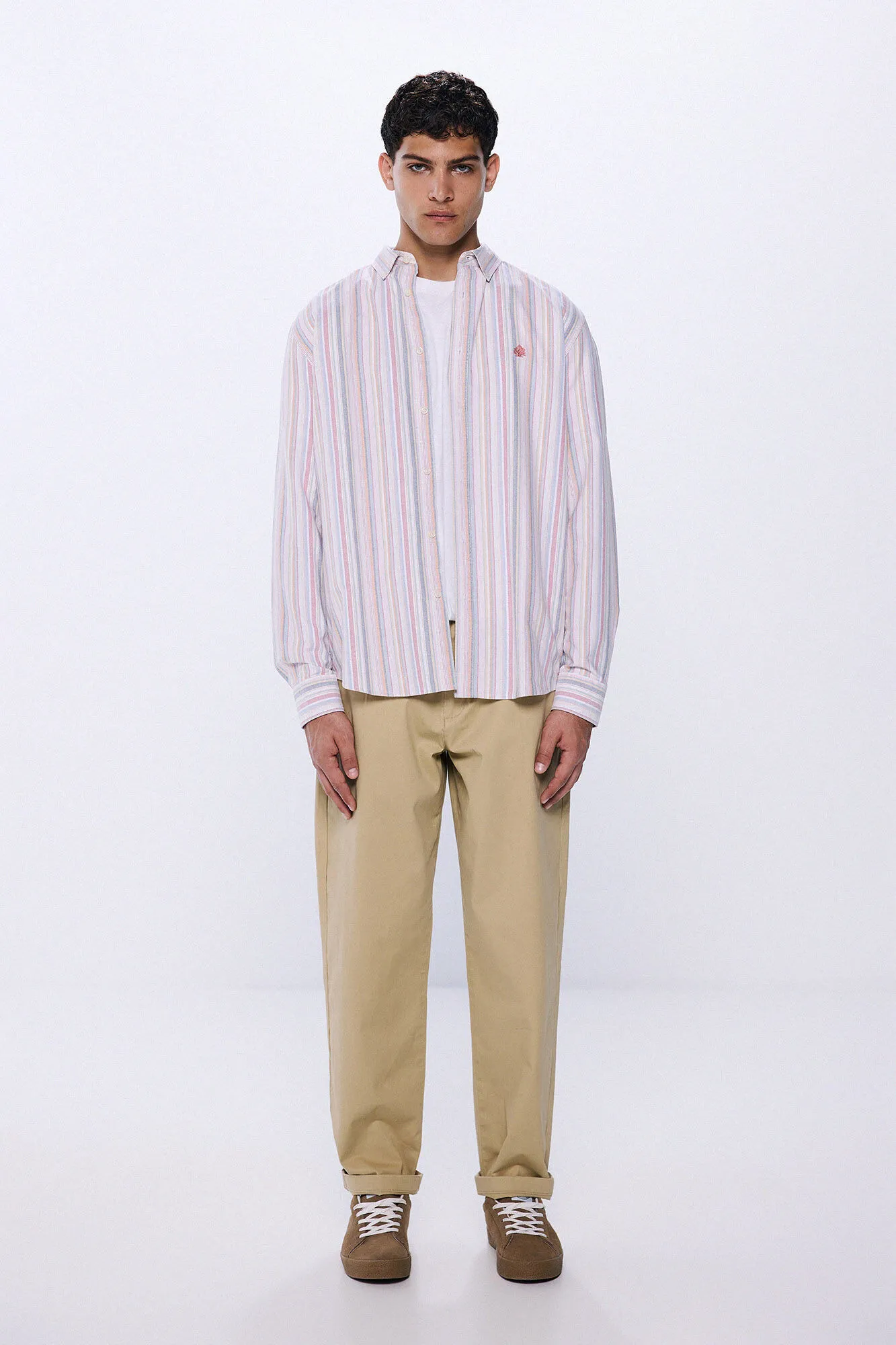 Springfield Camisa oxford rayas