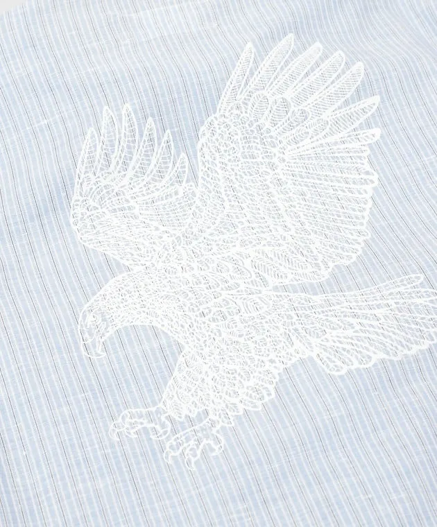 Stefano Ricci Children's logo striped shirt