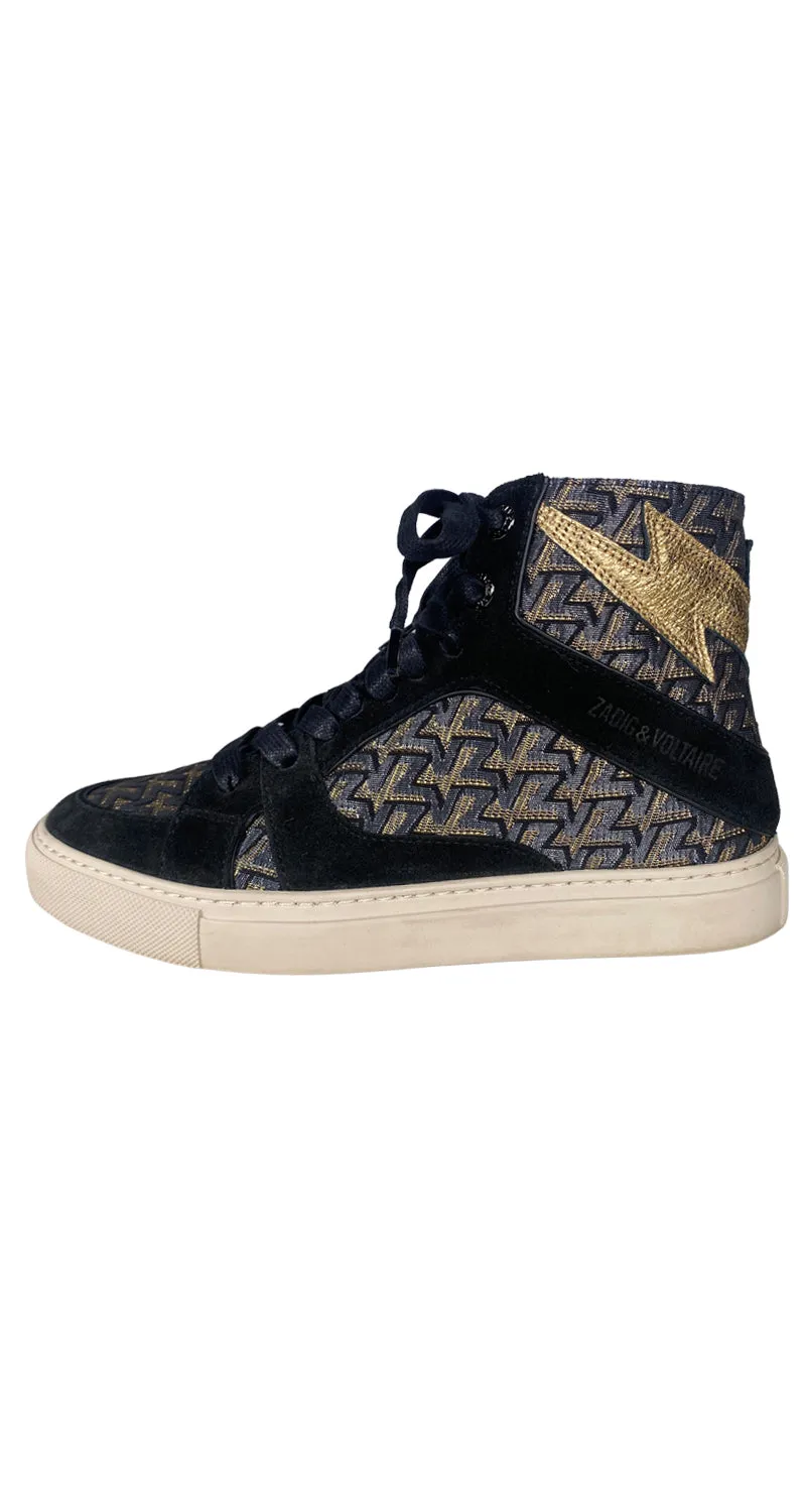 ZADIG & VOLTAIRE Zapatillas High Flash Monogram