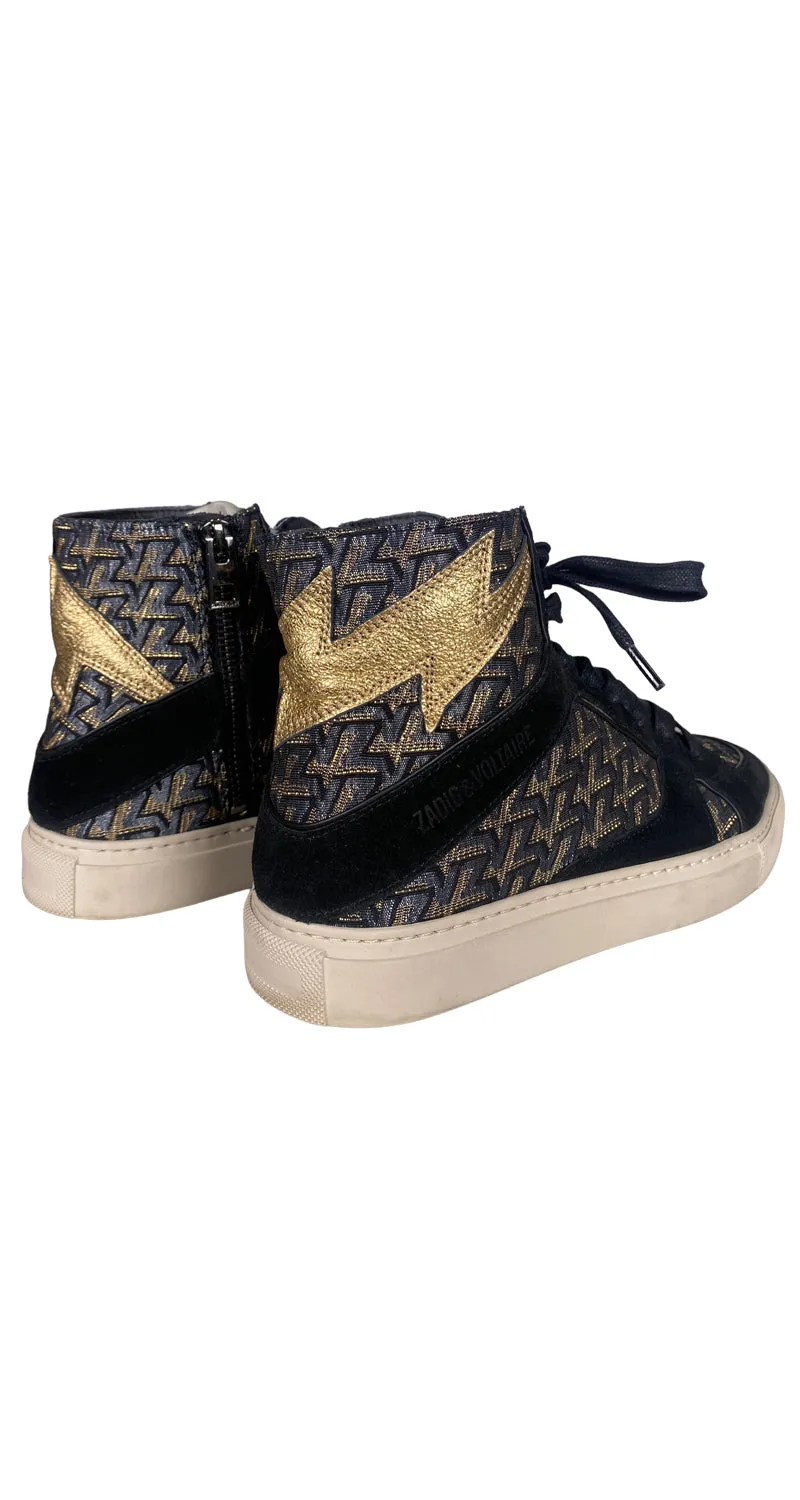 ZADIG & VOLTAIRE Zapatillas High Flash Monogram