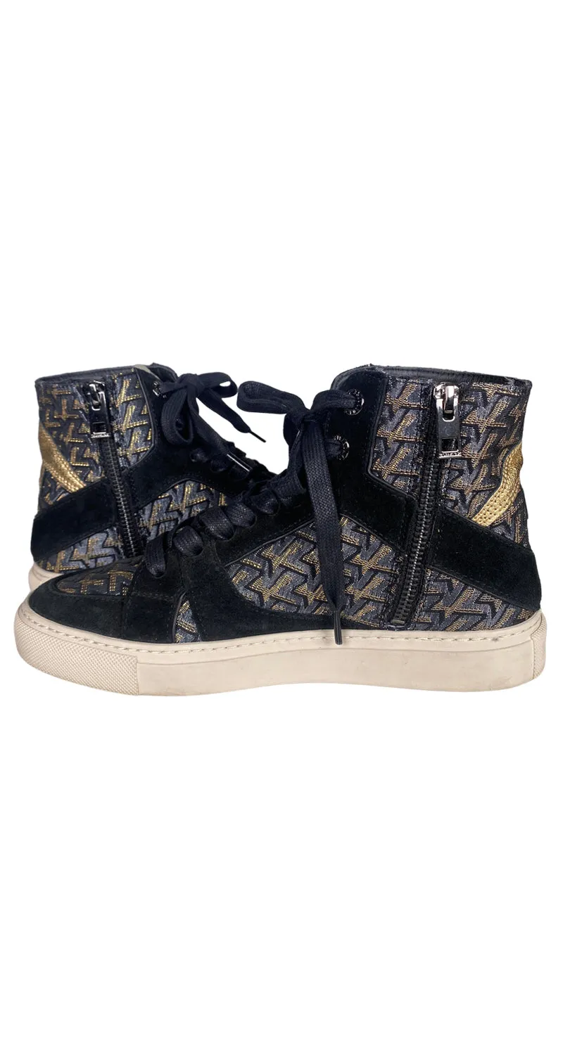 ZADIG & VOLTAIRE Zapatillas High Flash Monogram