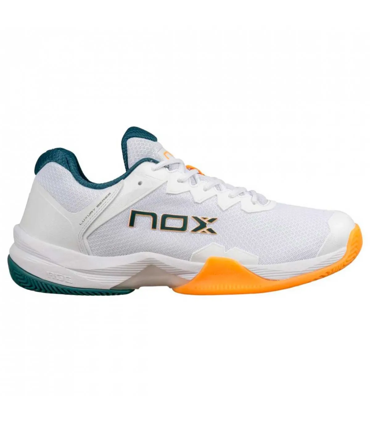 Zapatillas Nox de Padel ML10 Hexa Blanco Albaricoque