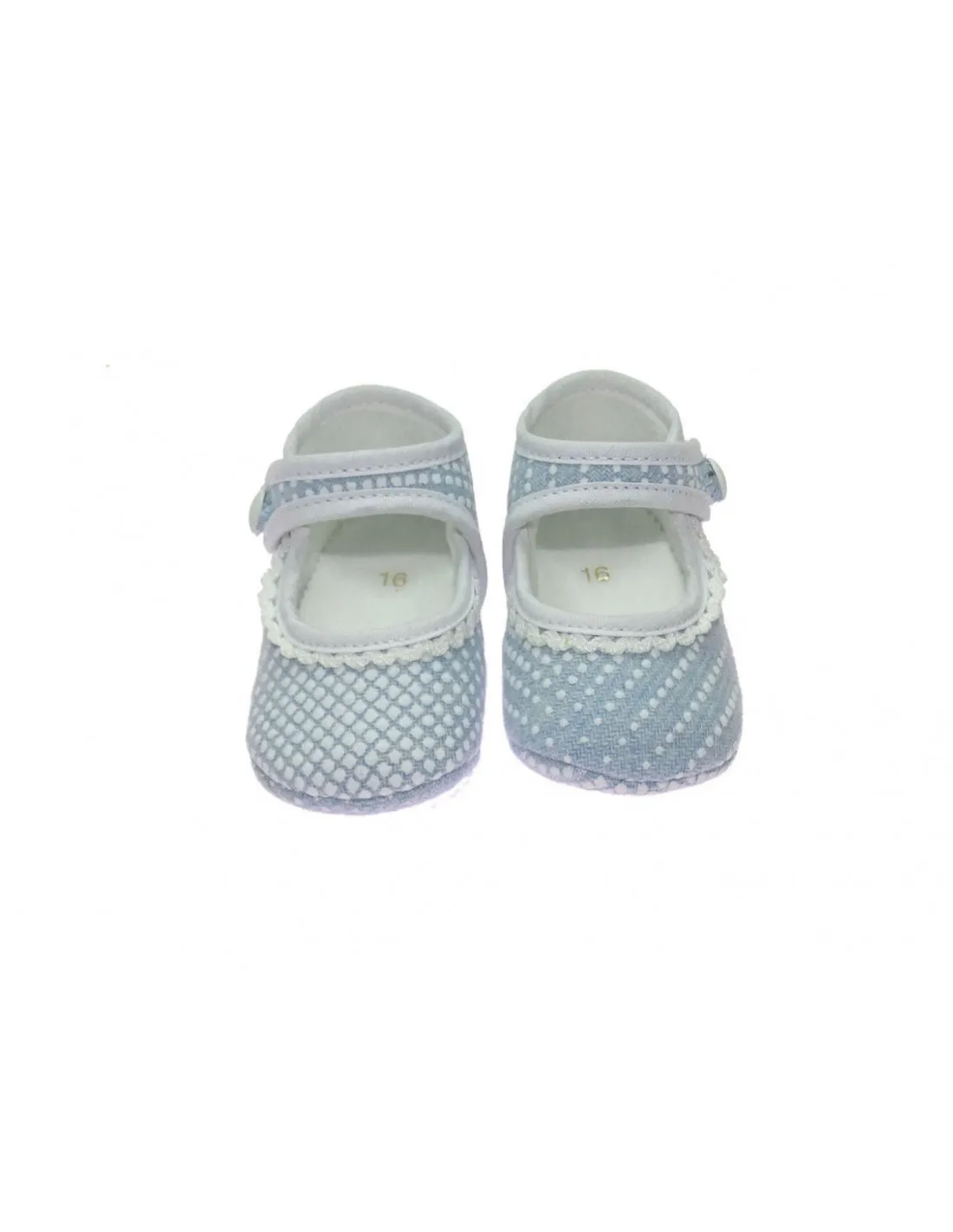 Zapato de tela franela Nieve de Paz Rodríguez Invierno